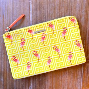 Stella & Dot Flamingo Clutch